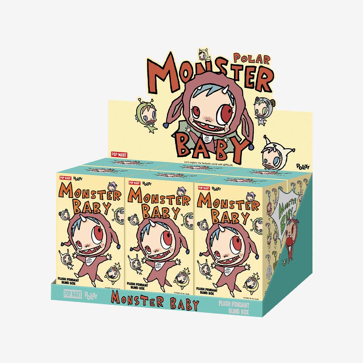 Polar Monster Baby Collection Series Plush Pendant Ver.1